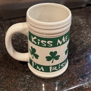 Irish Themed Mug with Shamrock Design